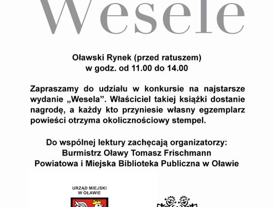 Czytanie, konkurs i okolicznościowy stempel!