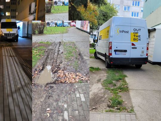 Czytelnik: - Niszczą chodnik, zieleń i zagrażają bezpieczeństwu pieszych! Czytelnik: - Niszczą chodnik, zieleń i zagrażają bezpieczeństwu pieszych!