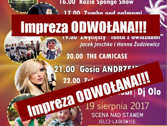 Dla Kacpra i Oliwiera w innym terminie! Odwołana impreza i nagła zmiana! AKTUALIZACJA