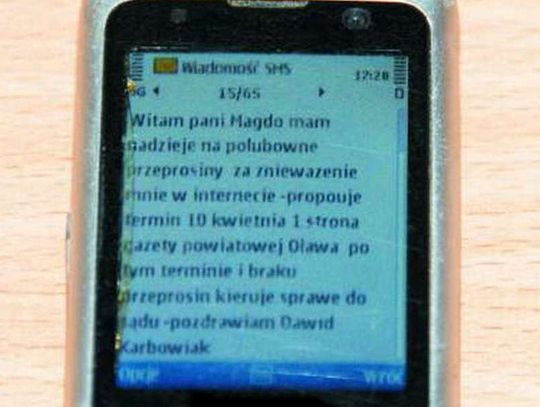 Do sądu - za wpisy o szczekaniu i pucowaniu auta