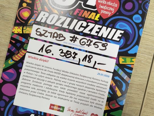 Domaniów. Ile zebrano podczas finału WOŚP?