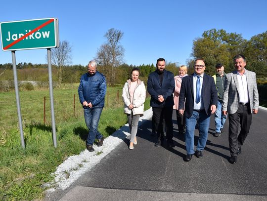 Droga z Janikowa do Hanny naprawiona