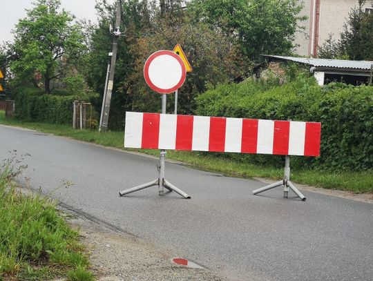 Droga z Janikowa przez Hannę zamknieta