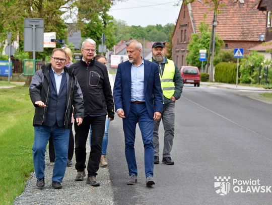 Droga z Jelcza-Laskowic do Piekar odebrana