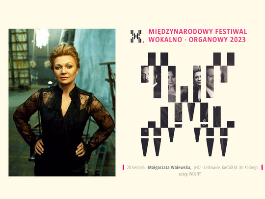 Drugi koncert już dziś. Wystąpi Małgorzata Walewska