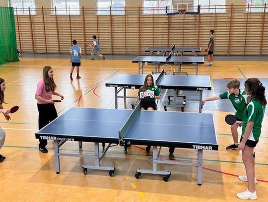 Drużynowe mistrzostwa powiatu szkół podstawowych w tenisie stołowym
