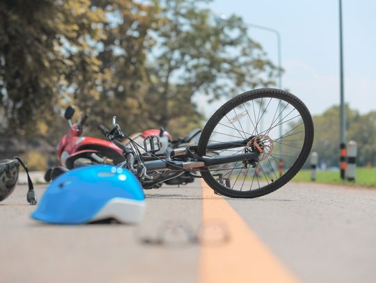 Dwa potrącenia rowerzystów