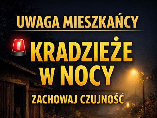 Dwie nocne kradzieże w Goszczynie. Gmina i sołectwo ostrzegają Dwie nocne kradzieże w Goszczynie. Gmina i sołectwo ostrzegają