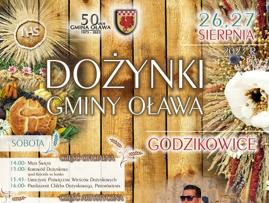 Dwudniowe święto plonów w gminie Oława