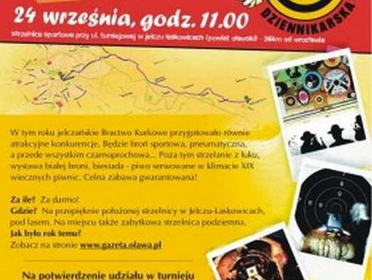 Dziennikarski turniej strzelecki coraz bliżej