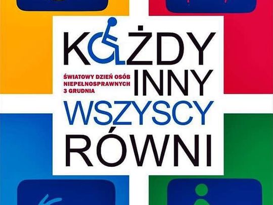 Dziś obchodzimy Międzynarodowy Dzień Osób z Niepełnosprawnościami