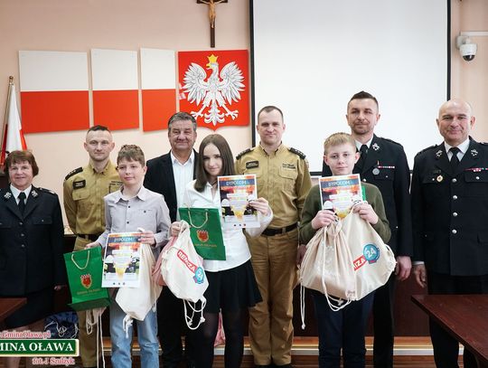 GMINA OŁAWA Poznaliśmy finalistów konkursu „Młodzież zapobiega pożarom”!