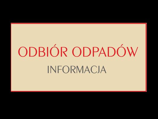 GMINA OŁAWA Z powodu zagrożenia w tych dniach nie odbiorą odpadów