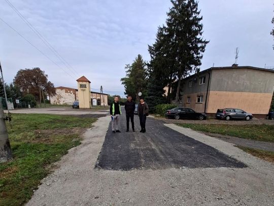 Gminna droga po remoncie oddana do użytku