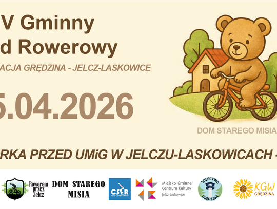 Grędzińskie misie są celem tego rajdu