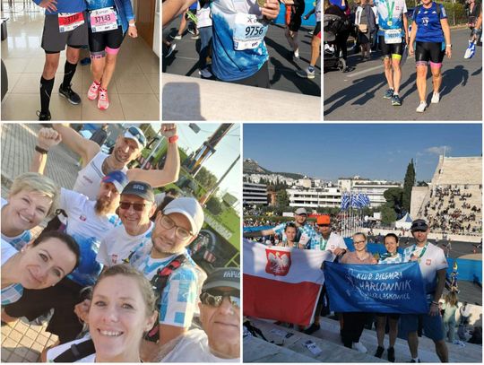 Harcownicy na maratonie w Atenach - jest siła!