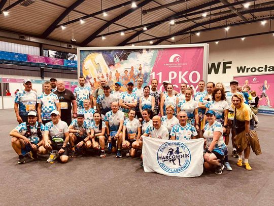 "Harcownicy" na trasie 11. PKO Nocnego Wrocław Półmaratonu
