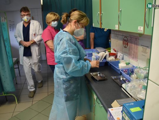 Ile osób już zaszczepiono w szpitalu w Oławie?