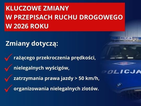 Istotne zmiany w przepisach ruch drogowego w 2026 r.