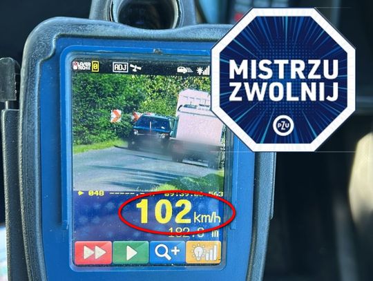 Jadąc przez miasto, miał na liczniku 102 km/h