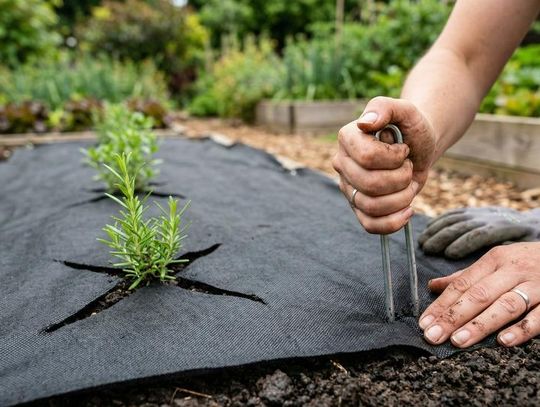 Jak prawidłowo kłaść agrotkaninę pod kamień i korę? (Instrukcja krok po kroku)