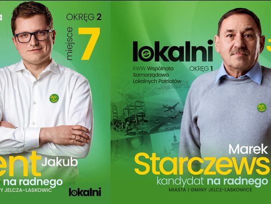 Jakub Krent i Marek Starczewski zostaną radnymi