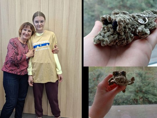 Janina wyróżniona za breloczek zrobiony na szydełku