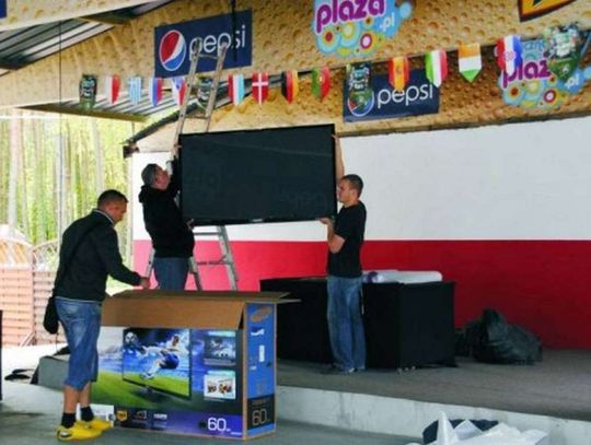 Jedyna w powiecie strefa kibica