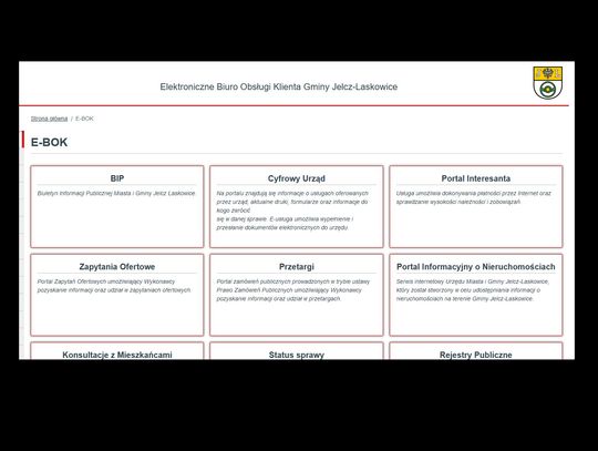 JELCZ-LASKOWICE: E-usługi: prosto, sprawnie i zdalnie