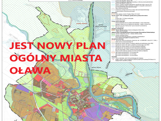 Jest nowy projekt Planu Ogólnego Miasta Oława