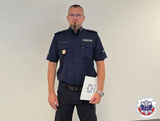 Jest nowy zastępca komendanta komisariatu policji w Jelczu-Laskowicach Policja Jelcz-Laskowice