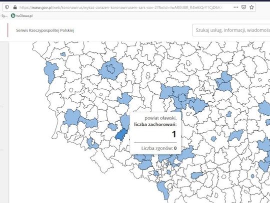 Jest pierwszy zakażony z  naszego powiatu