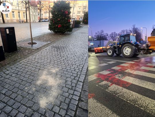 Jest ślisko i nawierzchnia nie jest posypana - zgłoś to. Komu?