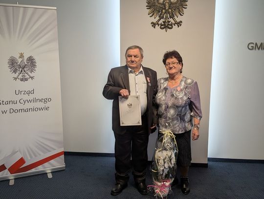 Jubileusz 60-lecia ślubu Janiny i Feliksa Jabłońskich