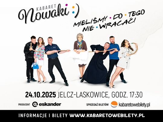 Kabaret Nowaki w Jelczu-Laskowicach. Bilety już w sprzedaży