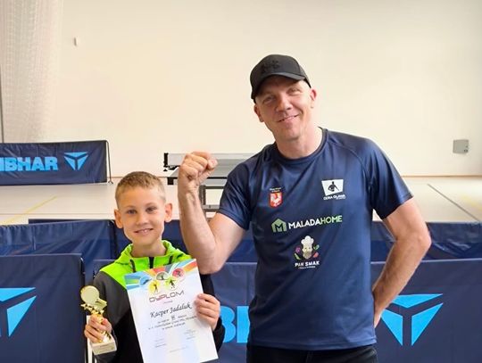 Kacper na podium Kacper na podium