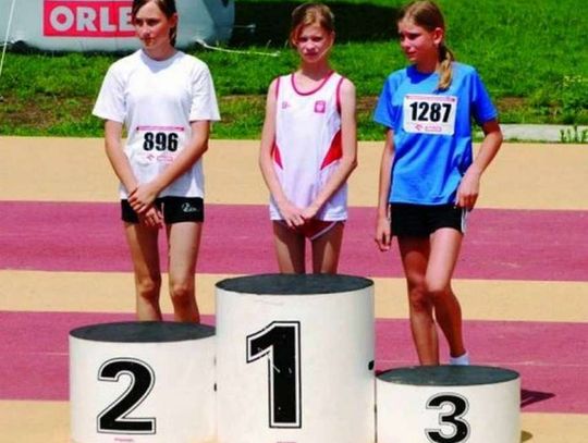 Kamila Ferenc na podium