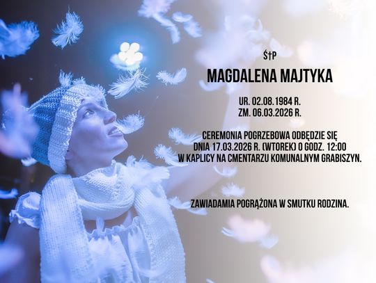 Kiedy odbędzie się pogrzeb Magdaleny Majtyki?