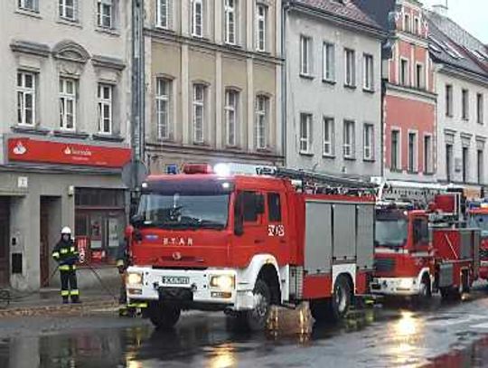 Kilka zastępów straży w Rynku