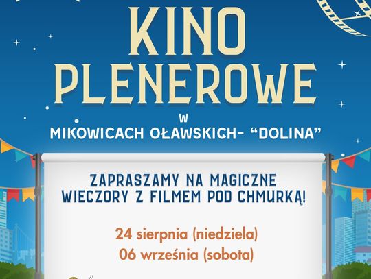 Kino plenerowe w Minkowicach Oławskich