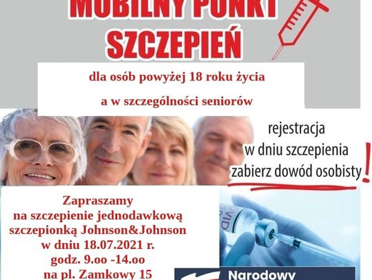 Kolejna akcja z Mobilnym Punktem Szczepień