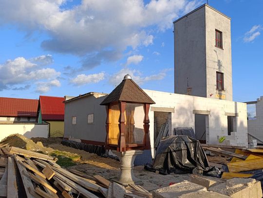 Kolejna remiza rośnie w oczach Gmina Oława