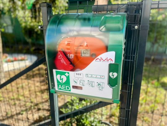 Kolejny defibrylator już zamontowany