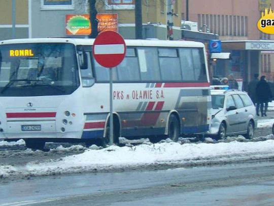 Kolizja z autobusem