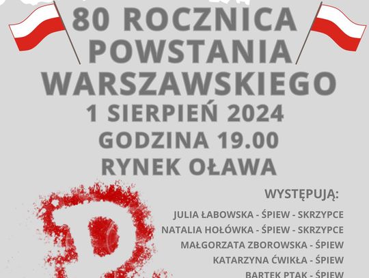 Koncert na cześć powstańców