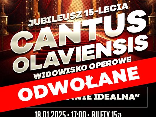 Koncert odwołany