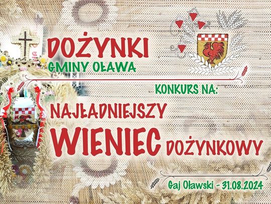 Konkurs na najładniejszy wieniec dożynkowy