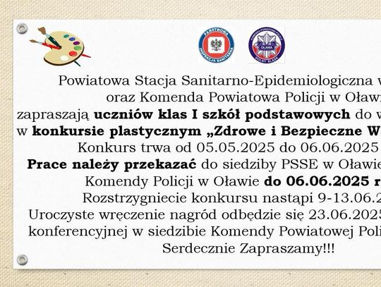 Konkurs "Zdrowe i bezpieczne wakacje 2025"