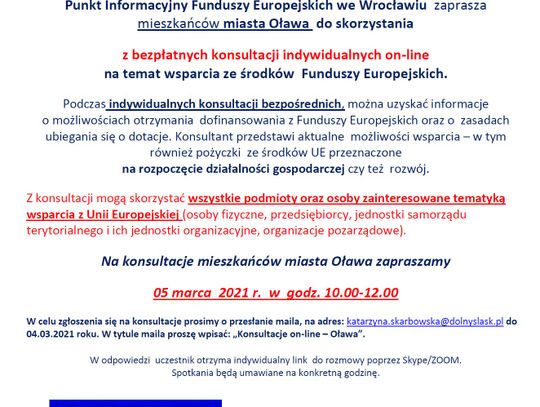 Konsultacje dla mieszkańców w sprawie dotacji