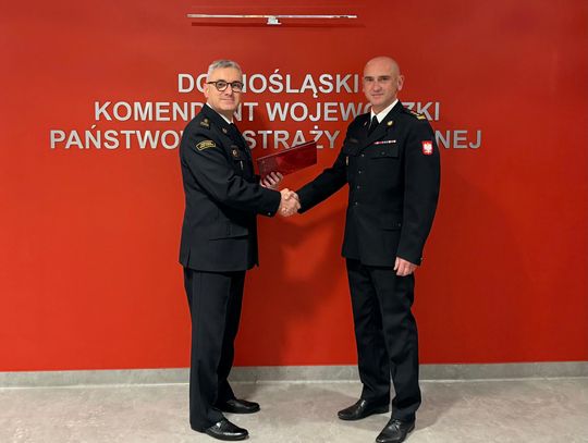 Krzysztof Gielsa został zastępcą komendanta miejskiego PSP we Wrocławiu